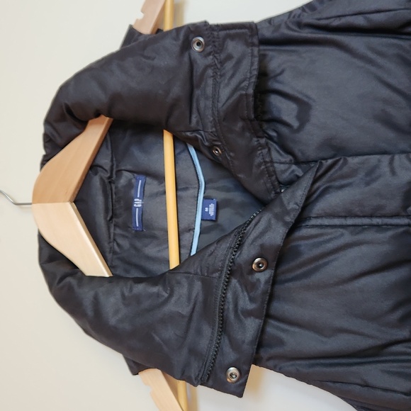GAP Puffer Vest, Black, Size M, Zip & Button Up, Warm - Picture 2 of 3